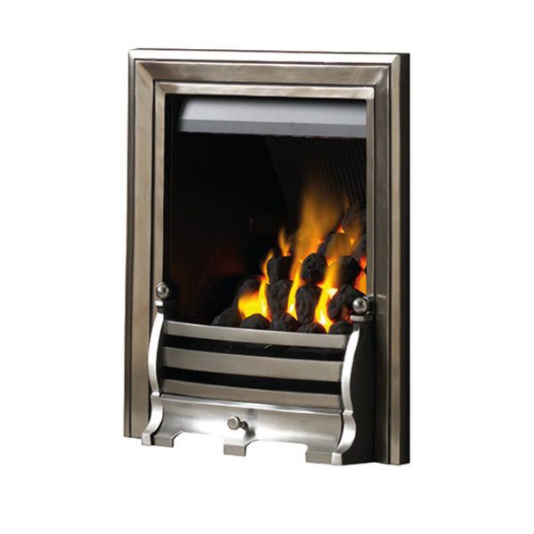 Pure Glow Sienna Inset Gas Fire - Full-Depth With Coal Effect