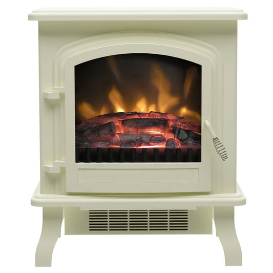 Broseley Colman 2kw Electric Stove - Cream