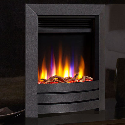 Celsi Ultiflame VR Camber 1.5kw Electric Fire - Black Textured