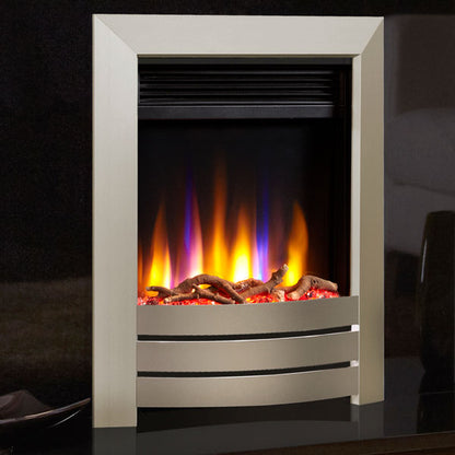 Celsi Ultiflame VR Camber 1.5kw Electric Fire - Satin Champagne