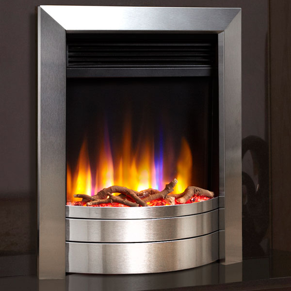 Celsi Ultiflame VR Essence 1.5kw Electric Fire - Satin Silver