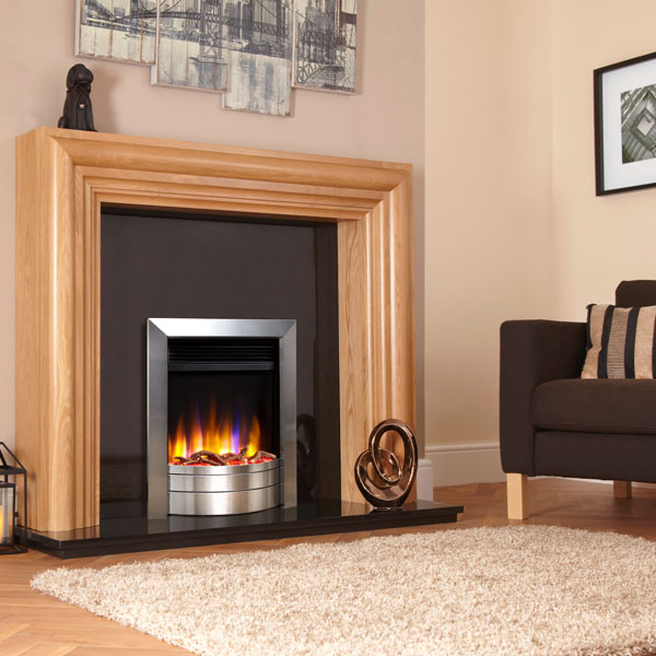 Celsi Ultiflame VR Essence 1.5kw Electric Fire - Satin Silver