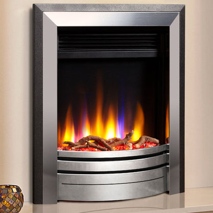 Celsi Ultiflame VR Frontier 1.5kw Electric Fire - Silver/Black