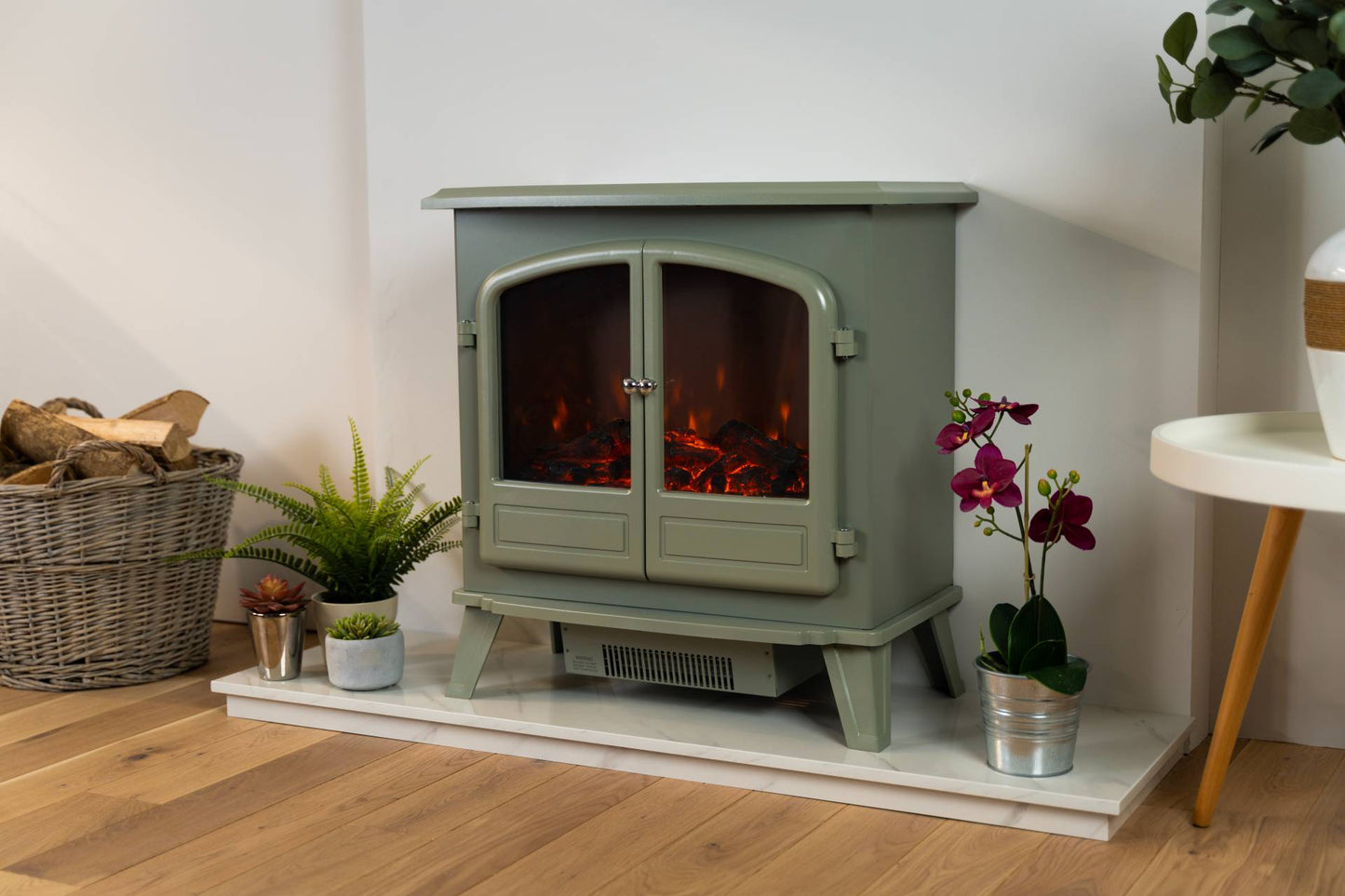 Eko 1400 Sage Grey Electric Stove