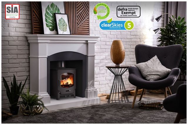 Saltfire ST-X4 4.1kw Ecodesign Multi Fuel Stove